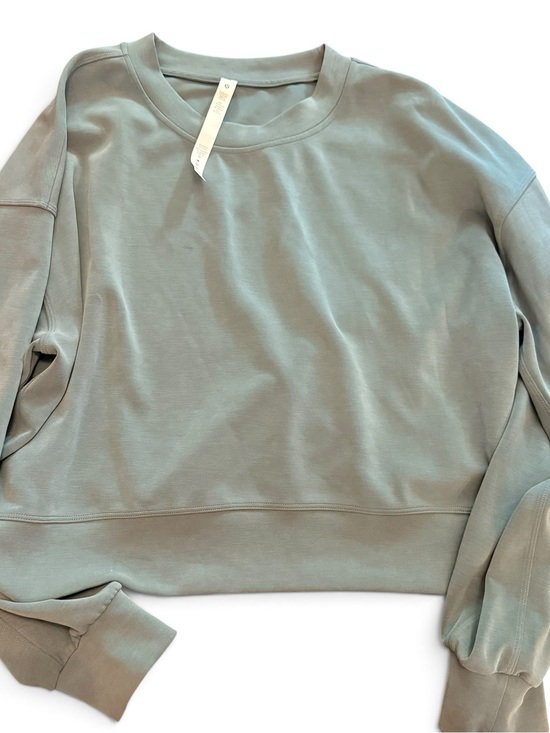 lululemon athletica Tops - Lululemon Sweatshirt Crewneck Sage Green Soft
